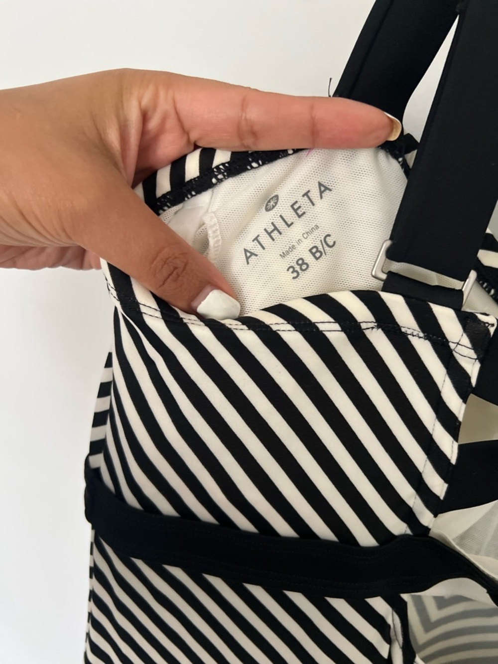 Athleta Stripe Pura Swim Dress size 38 B/C EUC - Picture 5 of 8
